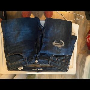 Old navy ripped jeans